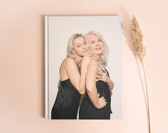 Album fotografico personalizzato, regalo per la festa della mamma, ricordo di famiglia.
