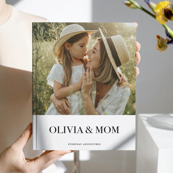 Personalized Photo Album, Gift For Mom From Husband, Mother's Day Gift From Daughter Or Son, Photo Album For Mom, Custom Photo Gift For Mom