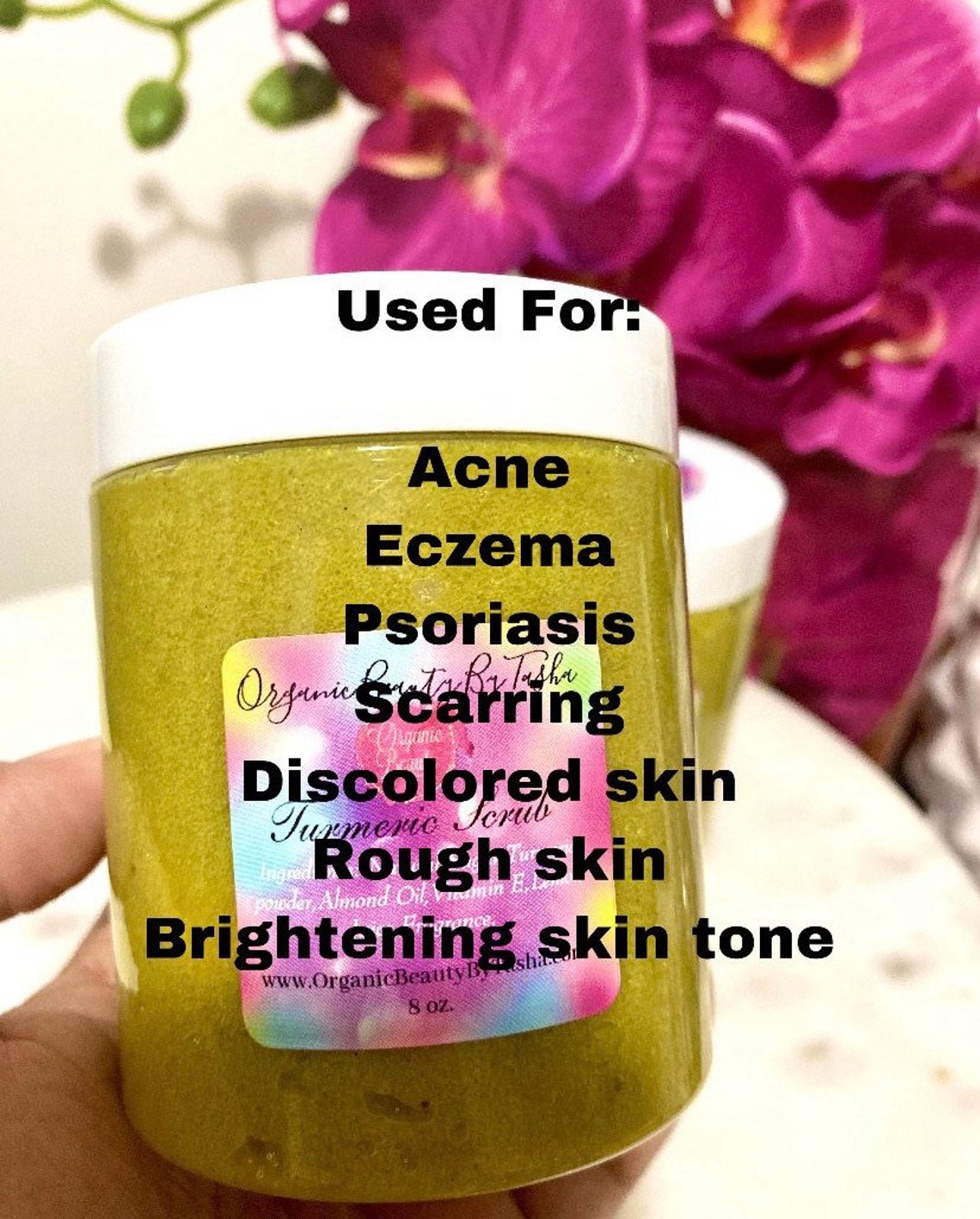 Turmeric Body Scrub Skin Exfoliate Skin Treatment Body Etsy