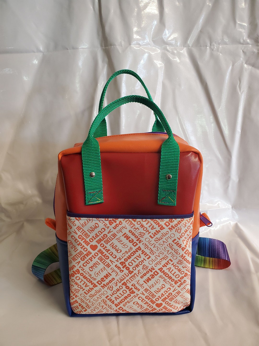 Pride Vinyl Mini Backpack Etsy