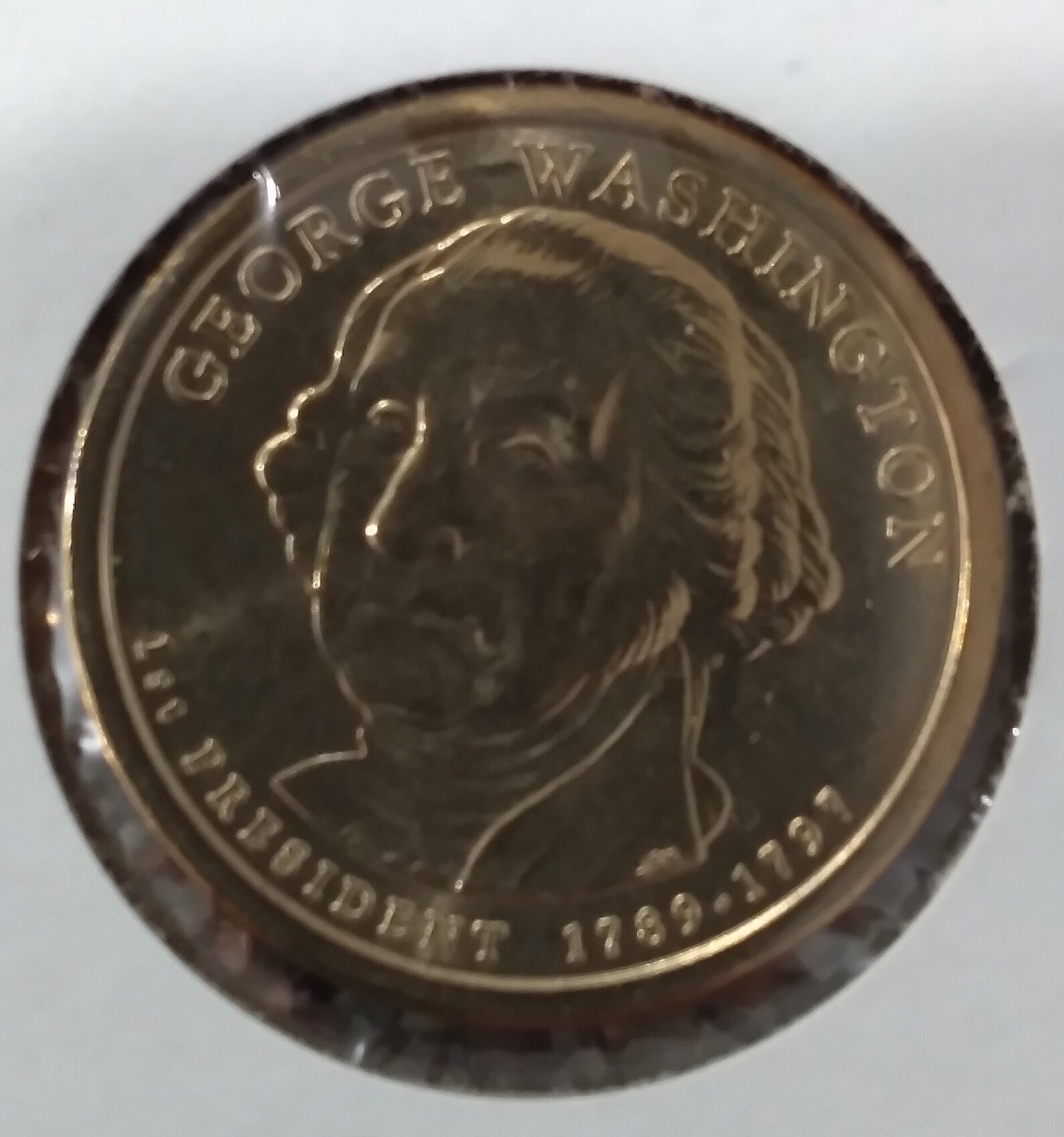 2007 George Washington One Dollar Coin Celebrating Presidents Etsy