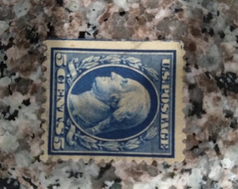 1908 George Washington 5 cent Stamp
