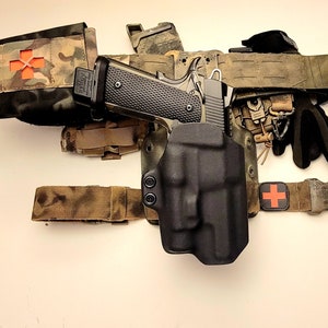 DROP HOLSTER for SPRINGFIELD Armory 1911 Operator Tlr-1 Hl W/ Qls Fork ...