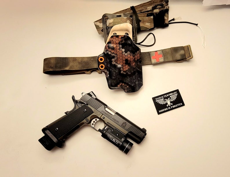 DROP HOLSTER for SPRINGFIELD Armory 1911 Operator Tlr-1 Hl W/ Qls Fork ...