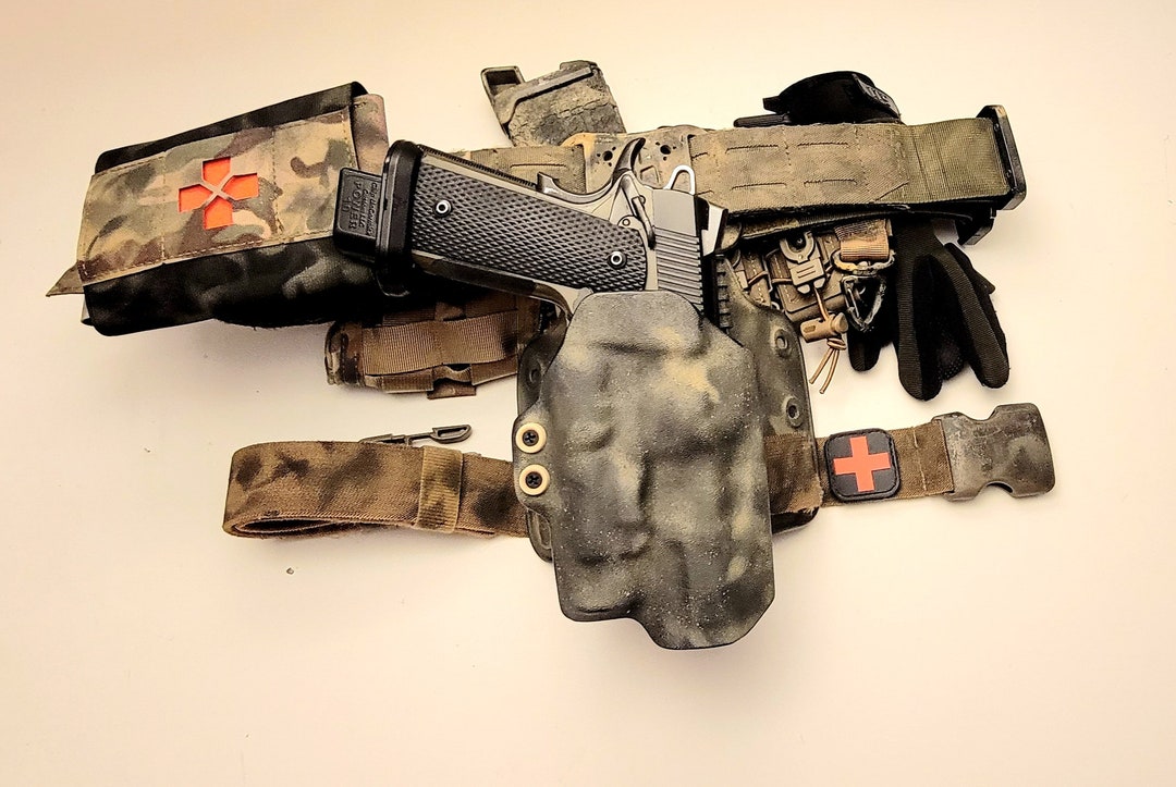DROP HOLSTER for SPRINGFIELD Armory 1911 Operator Tlr-1 Hl W/ Qls Fork ...