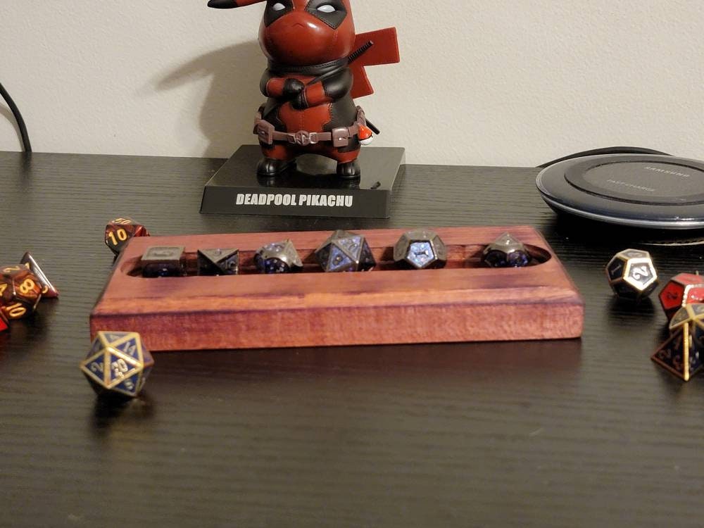 DND DICE DISPLAY con resina epoxi interior Etsy