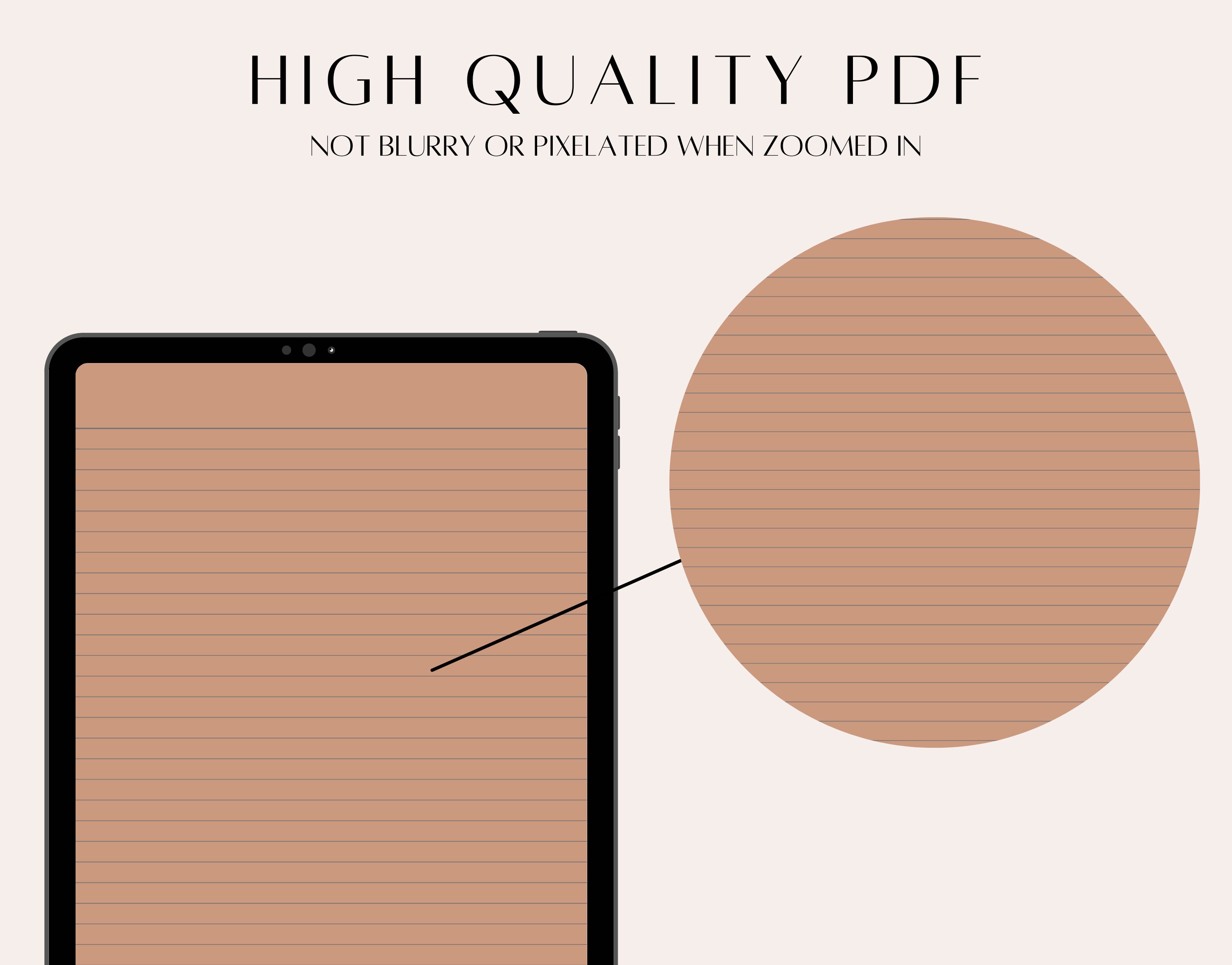 Digital Writing Paper Digital Note Paper College Notes Note Etsy
