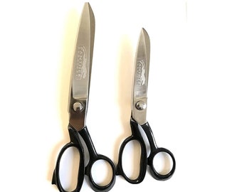 Stainless Steel Heavy Duty Black Color Handle 8'' & 10''Dress Making Tailor Scissors Fabric Cutting Sewing Scissors Cloth Cutting Scissors