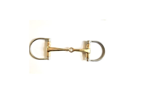 New Horse Rubber Egg Butt Bit - 5 Inch Stainless Steel Jointed Snaffle