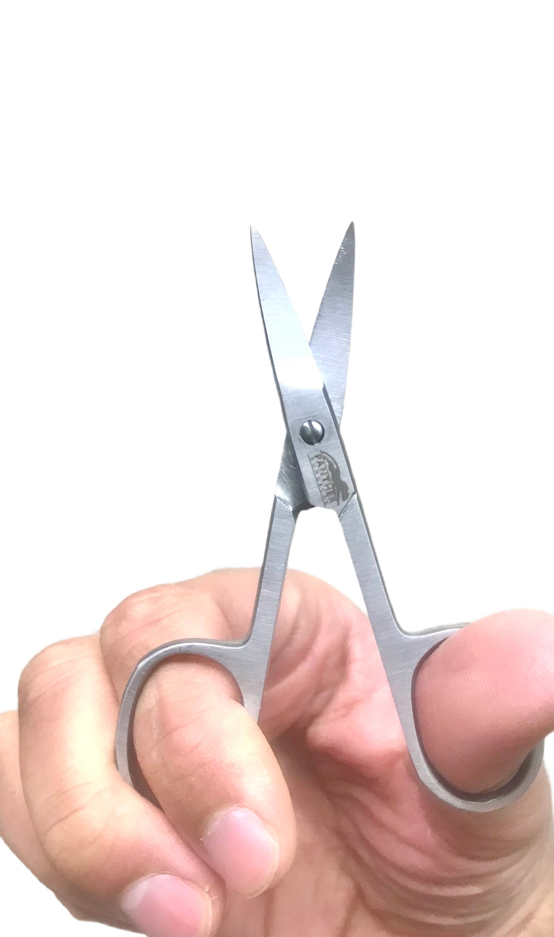 YNR Nagelschere Aus Edelstahl – Gebogene Schere Für Maniküre & Pediküre, 9 Cm
