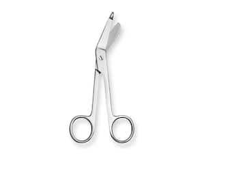 Stainless Steel 5.5 inch First Aid Scissors Dressing Student Nurse Bandage Scissors