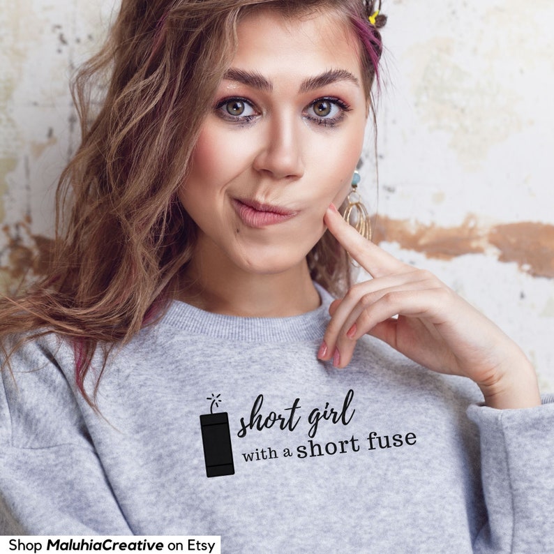Short Girl With A Short Fuse Digital File SVG, PNG Etsy