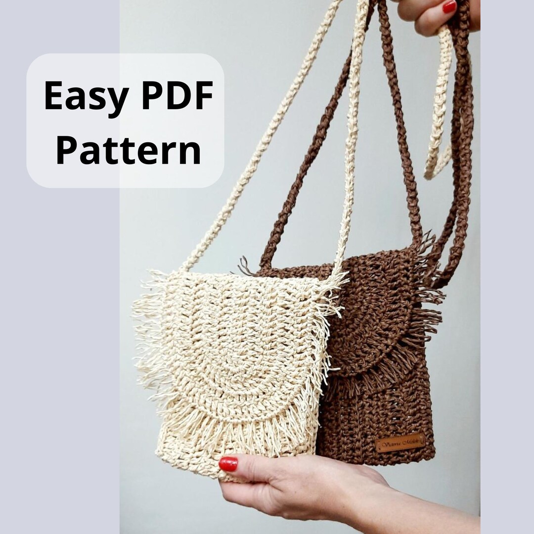 Crochet Mini Bag Pattern, Bag Pattern, Crochet Raffia Bag, Phone Bag Pattern, Easy Crochet Pattern, Crochet Purse Pattern, PDF Pattern - Etsy Crochet Mini Bag Pattern, Bag Pattern, Crochet Raffia Bag, Phone Bag Pattern, Easy Crochet Pattern, Crochet Purse Pattern, PDF Pattern - Etsy