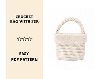 Easy Crochet Handbag Pattern: Eco-Friendly Cotton Bag (PDF Pattern in English)