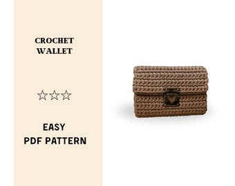 Easy Crochet Wallet Pattern: Beginner Card Holder (PDF Pattern)