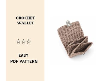 Easy Crochet Accordion Wallet Pattern: Beginner Card Holder (PDF Pattern)