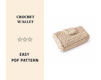 Easy Crochet Wallet Pattern: Beginner-Friendly Card Holder (PDF Pattern)