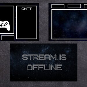 Minimalistic Relaxed Galaxy Overlay & Panels Pack [Animated]