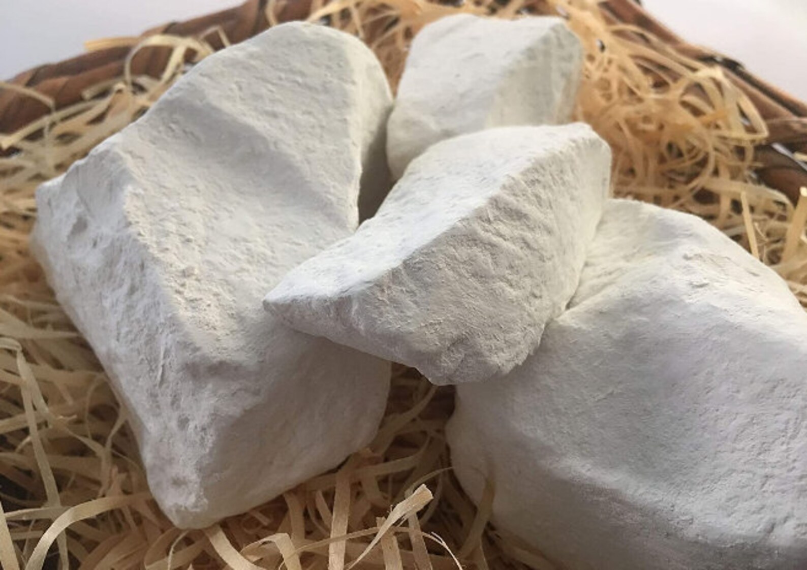 White edible kaolin clay 1 kg Etsy