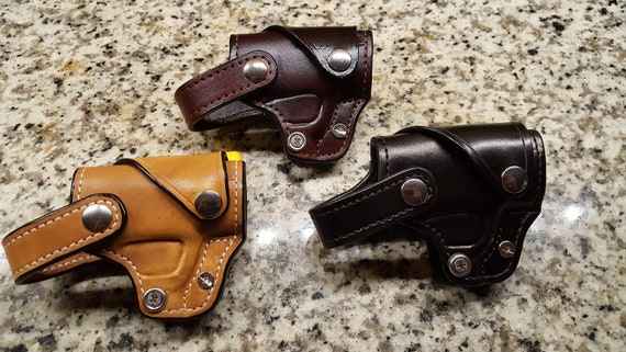 Ruger LCP / LCPII / LCP Max 380 Custom Leather Holster 