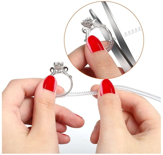 Ring Size Adjuster Soft Silicone. Ring Sizer Ring Reducer for Your