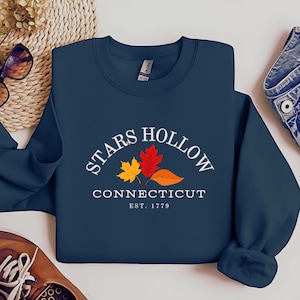 Sterren hol, Connecticut SVG-ontwerp; Herfst JPG-bestand voor crafting, sublimatie en transfers; Directe digitale download; Gilmore Girls-png;