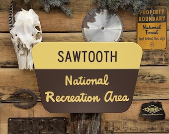 Letrero personalizado de National Recreation