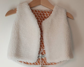 Gilet Sans Manche Bebe Etsy France