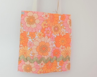 Bolsa estampada de tela