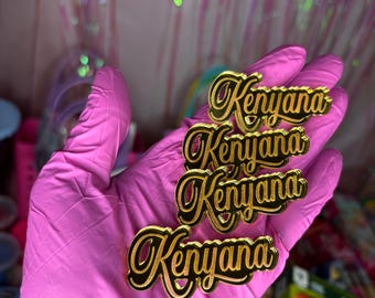 personalized cupcake toppers | cupcake toppers | acrylic cupcake charms | custom cupcake toppers | personalized cupcake toppers