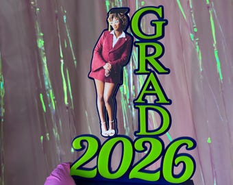Graduation 2026 centerpiece | Grad 2026 deco | Acrylic graduation centerpiece
