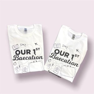Baecation T-Shirts | Baecation tees | First Baecation Couple tees