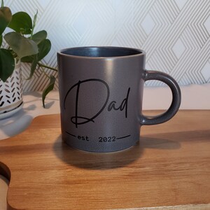Dad Coffee Cup Dad Mug Dad Established 2022 2023 New Dad | Etsy Ireland
