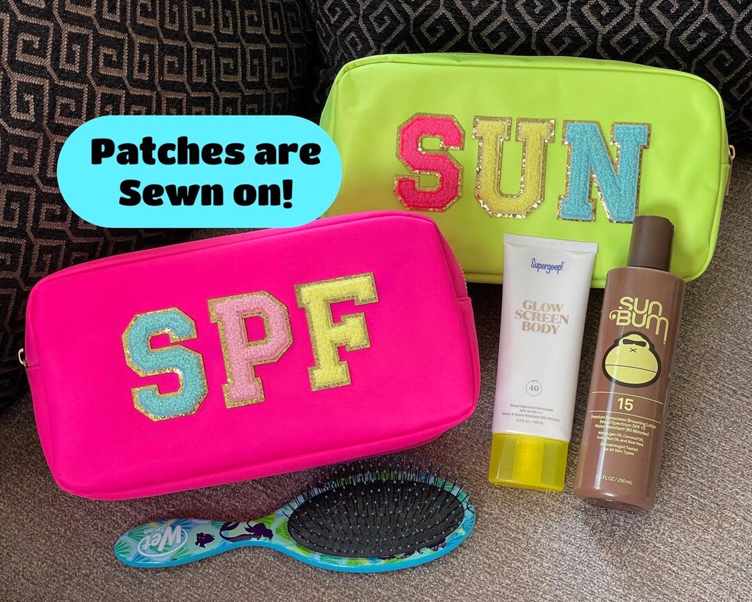 Customized Large Neon Cosmetic Makeup Bagpreppychristmas Gifttravel