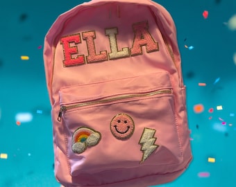 BAG ONLY-Nylon Backpacks-nylon customizable backpack-personalized Bag-Book Bag-school backpack