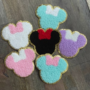 Minnie Mouse Chenille Iron-On Patches