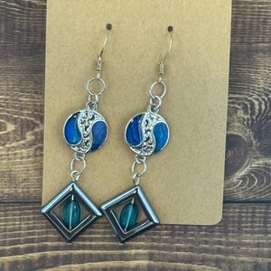 Yin yang earrings