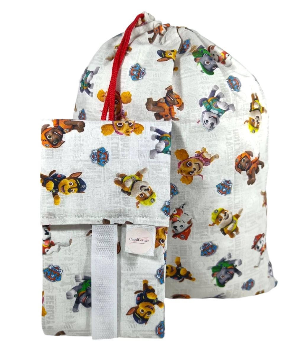 Paw Patrol bag and snack bag pack