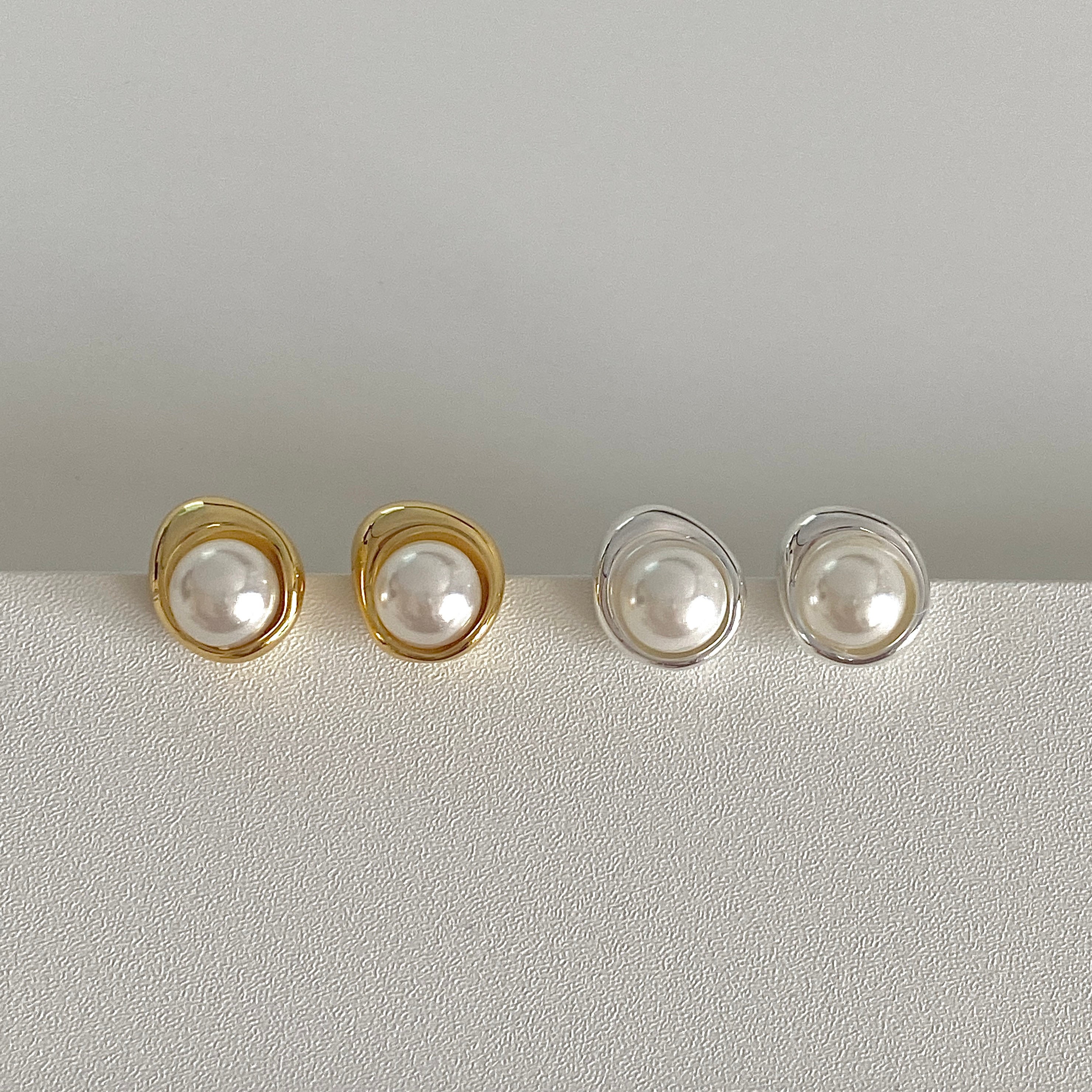 Good pearl shop earrings