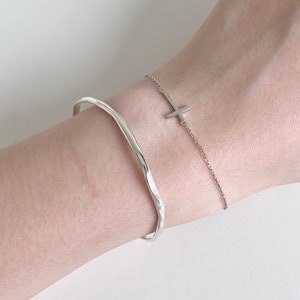 silver cuff bracelet