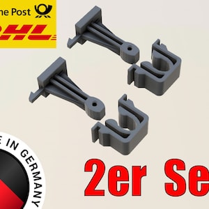 2 pieces retaining clip front panel clip holder for Lian-Li Lian Li Pc-60 A05FN from DE (set of 2)