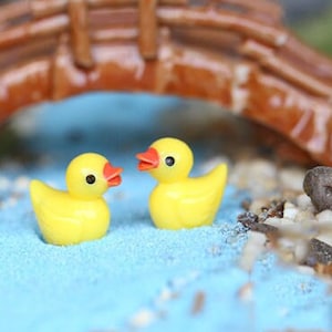 Rubber Duckies 18mm Tiny Adorable Miniature Rubber Ducky Little