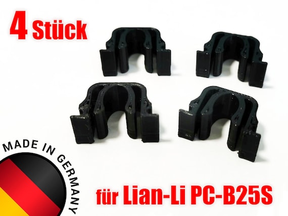 4x Halteclip Clip Supporto per Frontale Panel Alloggio Lian-Li 4x Halteclip Clip Supporto per Frontale Panel Alloggio Lian-Li