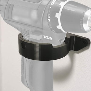 Draadloze schroevendraaier wandhouder geschikt voor Makita, Bosch, Metabo, Milwaukee, Einhell, Parkside 12V en nog veel meer.