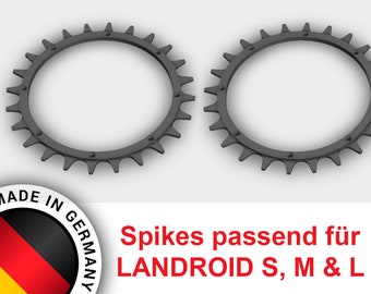 Spikes grasmaaierrobot geschikt voor Worx Landroid S, Landroid M of Landroid L - Made in Germany