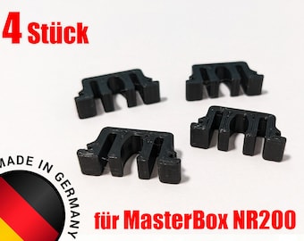 4x retaining clip side panel bracket socket for Coolermaster MasterBox NR200 - Made in Germany