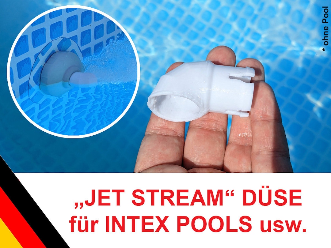 Pool Jet Stream Nozzle / Adapter 90 Degree Angle for Intex Garden Pools