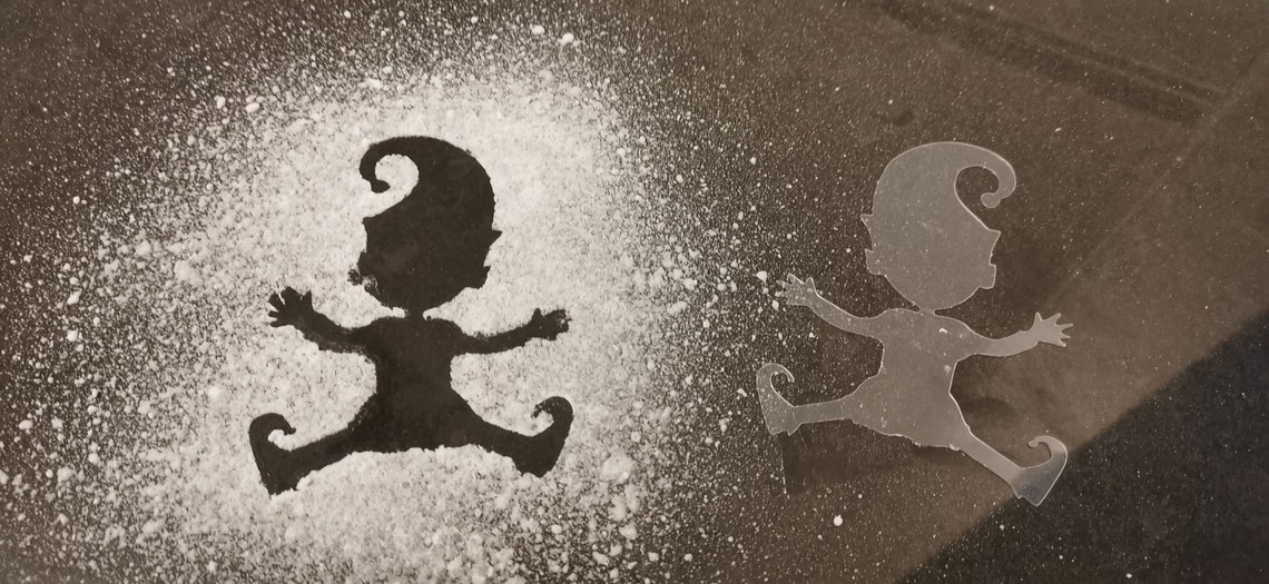 Weihnachtliches Wichtel Zubehör Set - Ski-Ausrüstung Mit Schlitten & Schnee-Accessoires