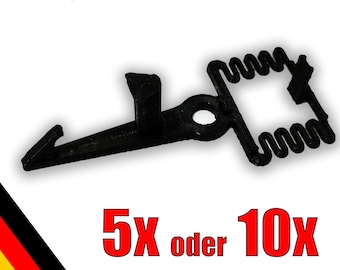 Attelage 5x ou 10x compatible avec LGB (Lehmann Garden Railway) et Playmobil® et ressort d'attelage à l'échelle G pour attelages de wagons