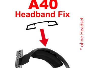 Headband FIX for ASTRO Gaming Headset A40 Gadget black Shipping from Germany